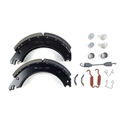 Abex Brake Shoe Kit - Two Lined Brake Shoes With Hardware, New, Ex, 23000 Gawr 4702QPEX
